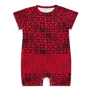 Pacific Heritage vestiti per bambini traspiranti di alta qualità su richiesta su misura manica corta tuta per bambini Drop Shipping - Product Image 1