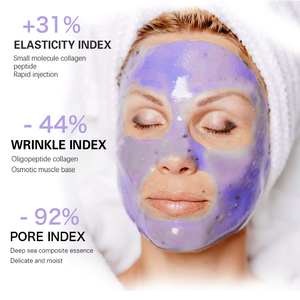 Naturel Spa Peel Off Rose Nourrissant Acide Hyaluronique Hydrogel <span class=keywords><strong>Hydro</strong></span> Peptide Masque Soins Du Visage Gelée Masque Poudre - Product Image 3