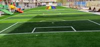 Tapis de pelouse simulé, tapis de gazon artificiel extérieur couvrant le terrain de football