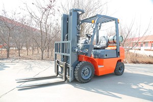 Empilhadeira Diesel/Gás de 3 Toneladas com Pneus Sólidos para Uso Interno, Fabricante Chinês OEM/ODM, com Ferramentas Personalizáveis e Opcionais - Product Image 6