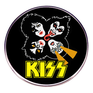 WOWEI Popolare Spilla Souvenir <span class=keywords><strong>Kiss</strong></span> Band, Distintivo da Bavero per Fan di <span class=keywords><strong>Rock</strong></span>, Metal e Punk - Product Image 3