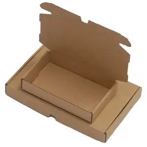 custom Recyclable materials Bio-degradable wholesale corrugated cardboard mailer kraft paper packaging airplane postage boxes