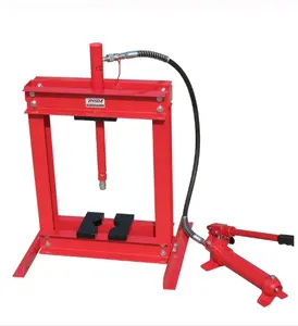 Luxury Design 4 Ton Manual Hydraulic Shop Press Equipment With Gauge For Workshop