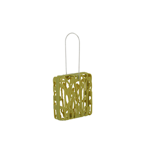 Esschert Design Mangeoire à oiseaux suspendue au toit vert pour l'extérieur "Chiffchaff" Suet Block Hanger - Product Image 5