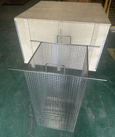 Panier de rangement en acier inoxydable perforé soudé pour la stérilisation, écologique et polyvalent pour fruits et légumes