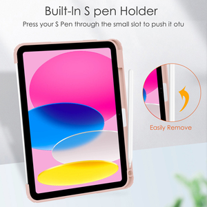 Housse pour tablette <span class=keywords><strong>iPad</strong></span> 11 2025 en acrylique PU avec emplacement pour stylet, fonction support, design fin et élégant, absorption des chocs aux quatre coins, logo personnalisé - Product Image 3