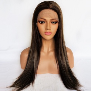 Parrucca Frontale in Pizzo Svizzero Invisibile con Capelli Umani Brasiliani Vergini Remy a Doppia Trama, Effetto Cuoio Capelluto Naturale, Economica all'Ingrosso - Product Image 4