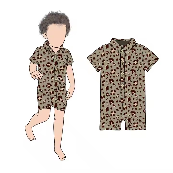 Maillot de bain culotte à motif de pierres colorées - Prévente