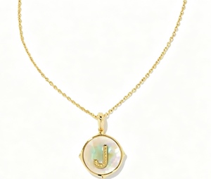 Pendentif <span class=keywords><strong>Mylove</strong></span> pour femme, design unique et tendance, en laiton plaqué or 18 carats, avec cristal naturel en forme de lettre, étanche, de luxe, pour soirée - Product Image 2
