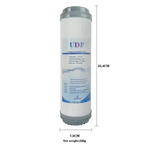 Home UDF sedimen OEM 10 inci CTO UDF PP katrij elemen filter air untuk sistem pembersih ro