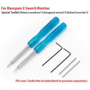 Correas de Reloj de Silicona de Doble Color para Swatch X Blancpain, Correas de Reloj de Goma de 22 mm para Fifty Fathoms, Serie Five Ocean - Product Image 5