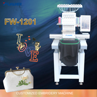 Machine à broder automatique à une tête Fuwei pour chaussettes tricotées à 12/15 aiguilles