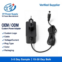 Adaptateur secteur mural EU 5V 9V 12V 24V 1A 2A, tension et courant personnalisés, fabricant OEM ODM, certifié CE GS RoHS