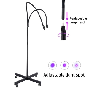 5W/10W 2-in-1 Rolling Base UV LED Curing Light for Eyelash Extension Glue & <b>Gel</b> <b>Kits</b> - Product Image 3