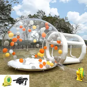 Tenda gonfiabile della bolla della casa della bolla della tenda della tenda gonfiabile della bolla con il tunnel per il partito