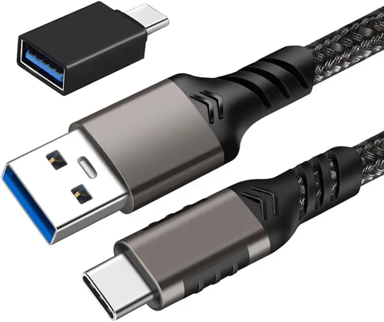 USB Typ C Kabel 3A 20V Hochs trom 60W Schnell lade unterstützung OTG-Funktion USB3.0 Super Speed Transfer 1ft/3ft/6ft Für Huawei