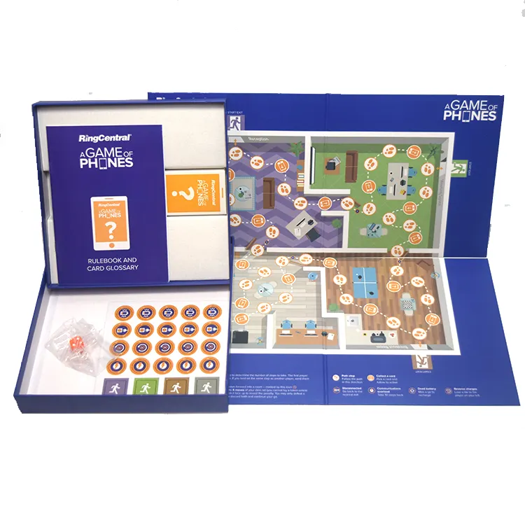 China fornecedor Personalizado alta qualidade placa jogo impressão família OEM placa jogo viagem jogo