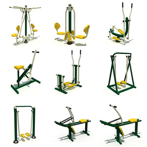 Community Outdoor Elderly Fitness Path Equipment Park Square Sports Facilities School Physical Training EVA Material - Product Image 2