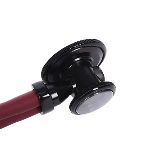 Stéthoscope multifonctionnel tout noir, stéthoscope double tube noir, stéthoscope double face plaqué noir - Product Image 5