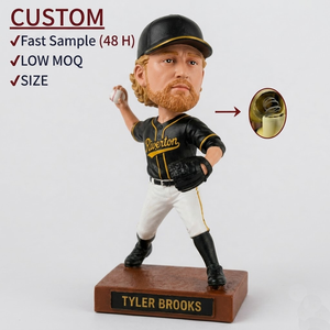 Figura Personalizada de Jugador de Béisbol Hecha a Mano, Bobblehead con Foto, Figura de Atleta Pintada a Mano en Resina, Recuerdo de Equipo de Béisbol - Product Image 5