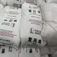 Granulés de résine homopolymère de polypropylène PP vierge pour injection, film, fibre, tuyau, Yanshan Petrochemical, blanc, haute résistance