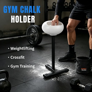 Support de craie <span class=keywords><strong>pour</strong></span> usage commercial en salle de sport, bol de rangement <span class=keywords><strong>pour</strong></span> poudre de <span class=keywords><strong>magnésie</strong></span> <span class=keywords><strong>pour</strong></span> entraînement de Crossfit et de <span class=keywords><strong>gymnastique</strong></span> - Product Image 3