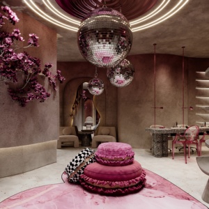 Luxury Hair Salon Shop Fitting One Stop Solution with 3D Layout Design - Product Image 3