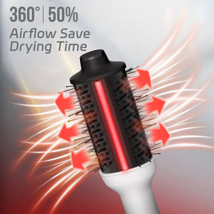 Ulelay-Brosse à Air Chaud Infrarouge pour Salon de 1000W, <span class=keywords><strong>Appareil</strong></span> de Peignage Droit Multi Stylé, Kit Professionnel pour Cheveux Ondulés, Hôtels - Product Image 6