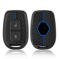 Nouvelle coque de protection en silicone pour porte-clés Renault Clio Modus Clio Dacia Sandero Logan Duster Dokker 2021 2020 2019 Accessoires