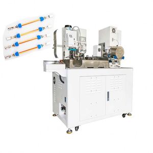 Máquina de prensado impermeable y pelado de alambre completamente automática, máquina de inserción de tapón de sellado de terminales de goma para arnés de cables - Product Image 4