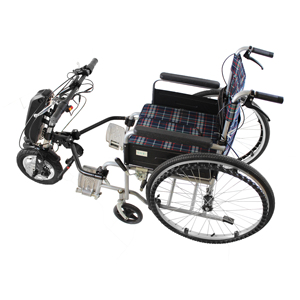 Vente en gros de nouveaux matériaux, fauteuil roulant électrique pliable, fauteuil roulant électrique de 16 pouces, 500w, vélo à main pour fauteuil roulant - Product Image 3