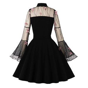 Vestido de Mujer Estilo Vintage Audrey Retro Años 50 y 60, Disfraz Gótico para Cosplay, Actuaciones, Halloween, Fiestas de Disfraces - Product Image 2