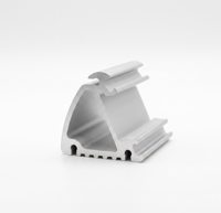 Profilé d'extrusion en aluminium structurel anodisé série 6000 OEM fiable pour périphériques de bureau et usinage par découpe