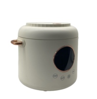 Mini cuiseur à riz électrique multifonction 400W 1,5L/2L avec fonction maintien au chaud, commande tactile, usage domestique et tasse à mesurer