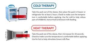 Paquetes de gel frío y caliente Paquete perineal reutilizable aséptico para alivio del dolor de hemorroides posparto Venta al por mayor - Product Image 3