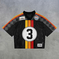 Jersey Sepak Bola Polo Bordir Sublimasi Berkualitas Tinggi Cepat Kering Jersey Sepak Bola Kustom Streetwear Grosir Kaos Pria