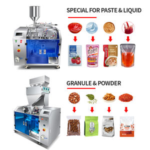 <span class=keywords><strong>Machine</strong></span> d'emballage automatique multi-têtes pour sachets <span class=keywords><strong>à</strong></span> fermeture éclair, granulés, graines, céréales, grains de <span class=keywords><strong>café</strong></span>, sachets préformés, facile <span class=keywords><strong>à</strong></span> utiliser, PLC - Product Image 2