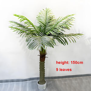 Albero Artificiale Grande per Interni ed Esterni, Decorazione Tropicale, Palma di Cocco Artificiale, Palma Areca Artificiale - Product Image 5