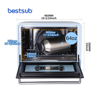 Grande réduction : Machine de presse à transfert thermique pour imprimante 3D BestSub, four de sublimation Jtrans pour gobelets