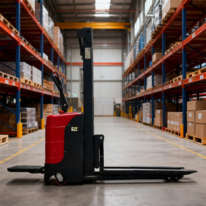 <span class=keywords><strong>CE</strong></span>認定負荷1.5トン2トンリフト2.5m 3m 4m立ち電気スタッカー滑り止めプラットフォーム小型スペース用工業用 - Product Image 4