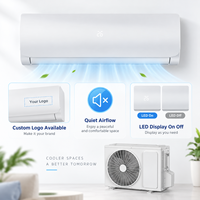 Climatiseur Inverter Haute Efficacité Split Chaud/Froid 9000 BTU 1 CV R410 WIFI Logo Personnalisé 110V 60Hz pour Appartement