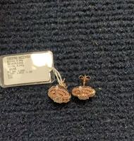 Anting Bunga Lapis Emas Rose 925 Grosir, Anting Retro, Cocok untuk Kencan, Pesta, dan Hadiah, Anting Wanita