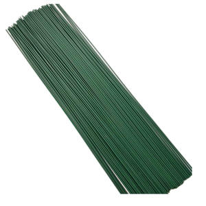 EL-05 40 cm Plastic <strong>Floral</strong> Rod with Green <strong>Wire</strong> Imitation Artificial Graduation Paper Artisan Art for Mother's Day - Product Image 2