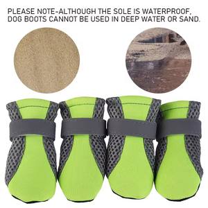 Zenidoo - Botas para Perros Pequeños, Suaves, para Deportes al Aire Libre, Caminar, Reflectantes, Antideslizantes, Transpirables, Impermeables, Calcetines para Perros - Product Image 4