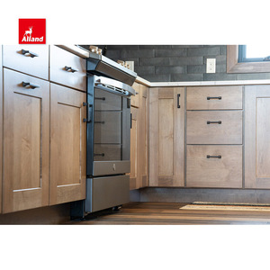 Allandcabinet Mỹ Retro trang trại phong cách ánh sáng màu tự nhiên Maple gỗ với véc ni Shaker đảo Tủ tủ bếp - Product Image 3