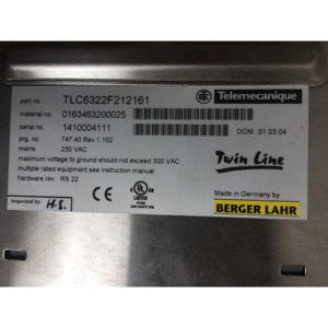 Berger Lahr TLC6322F212161 Drive - Garantie de 3 mois Fabriqué dans un autre pays - Product Image 2
