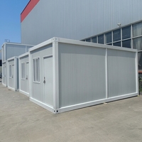 Maison conteneur modulaire préfabriquée économique à assemblage rapide, conception intégrée mobile pour écoles et commerces contemporains