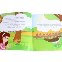 Livres d'impression pour enfants, coloriage, couverture souple recyclée pour histoires en anglais