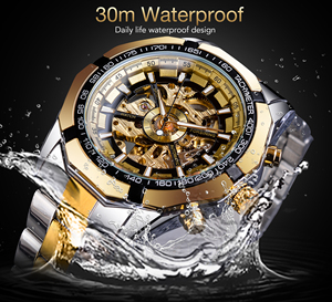 <span class=keywords><strong>Orologio</strong></span> Automatico Scheletrato <span class=keywords><strong>da</strong></span> Uomo Forsining, Orologi Meccanici Scheletrati Dorati, Grandi Orologi <span class=keywords><strong>da</strong></span> <span class=keywords><strong>Polso</strong></span> <span class=keywords><strong>Vintage</strong></span> di Lusso in Acciaio Inossidabile per Uomo - Product Image 3