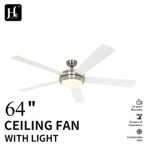 Vente directe du fabricant de ventilateurs de plafond LED modernes à 5 pales, 64 pouces, silencieux, avec télécommande. - Product Image 2